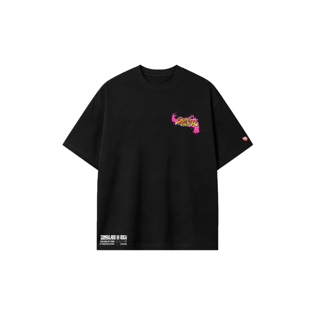 Camiseta Oversized Street Fighter Chun-Li