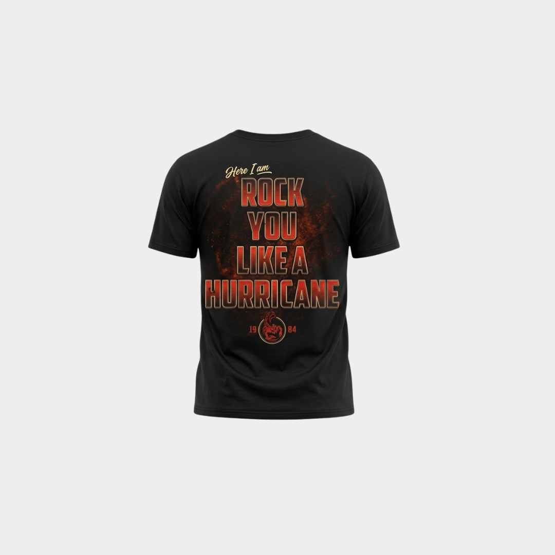 Camiseta Scorpions Rock You Like A Hurricane