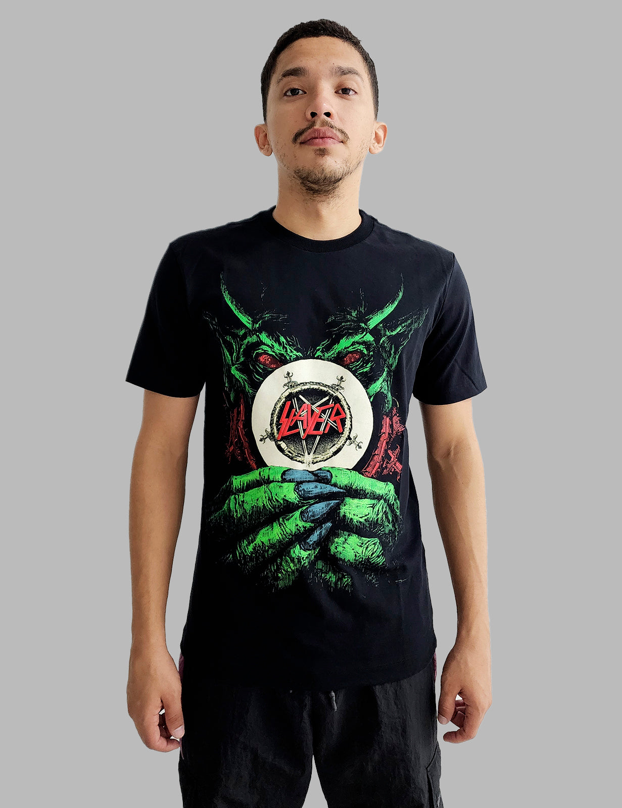 Camiseta Manga Curta Slayer Diabo